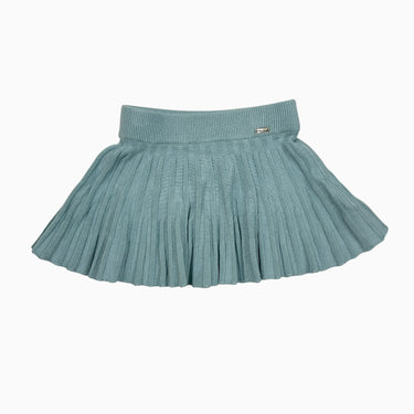 Jupe bleue côtelée 6M