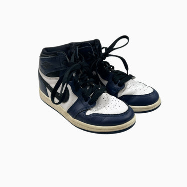 Sneakers 'Air Jordan' marine et blancs à lacet JR2US