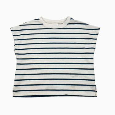 T-shirt à rayures marine 6-7Y