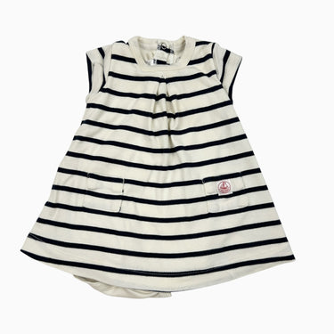 Robe à rayures marine avec cache-couche intégré 3M