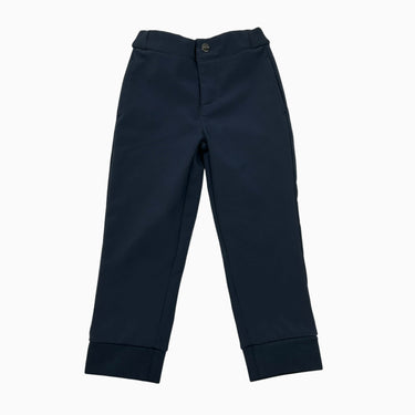 Pantalon en nylon doublé en peluche marine 3Y