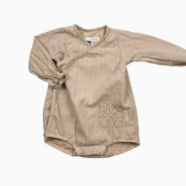 Barboteuse kimono saumon 1-3M