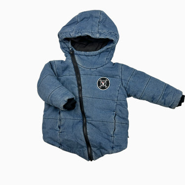 Manteau en coton chambray matelassé 12-18M