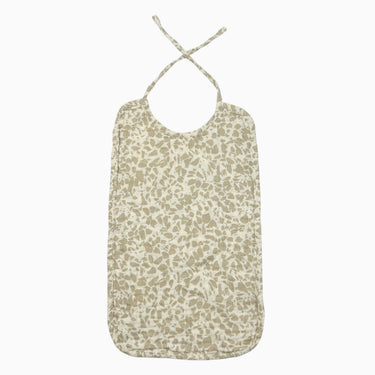 Bavoir blanc terrazzo en mousseline