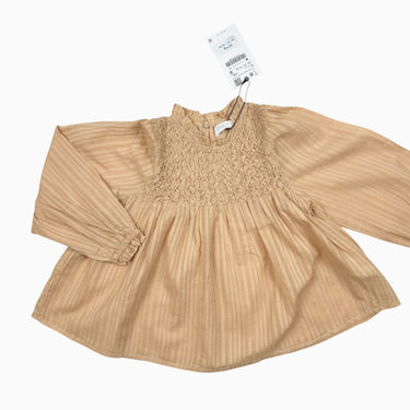 Blouse pêche texturée 6Y