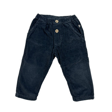 Pantalon marine en corduroy 12M