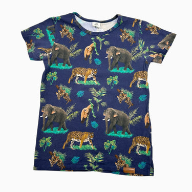 T-shirt bleu jungle 134CM 9Y