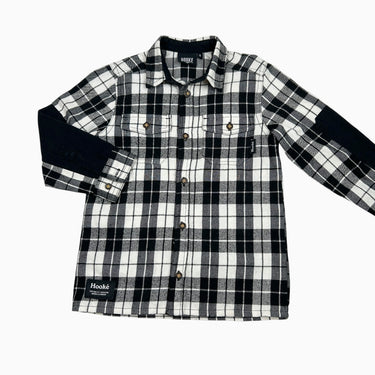 Chemise carreautée noire 5Y