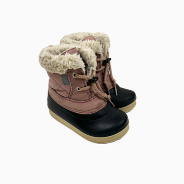 Bottes d'hiver roses doublées 23-24EU