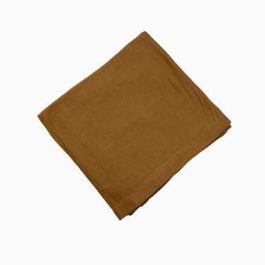Couverture marron en rayonne et spandex