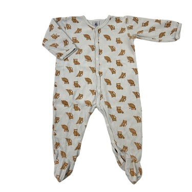 Pyjama blanc 'hiboux' 12M