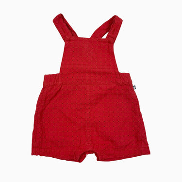 Combi short rouge 6M