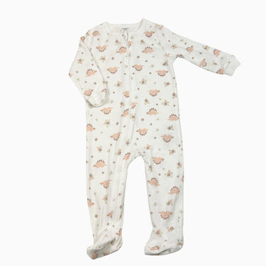 Pyjama blanc 'dinosaures' 6-9M