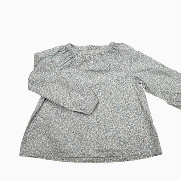 Blouse blanche fleuri 5Y