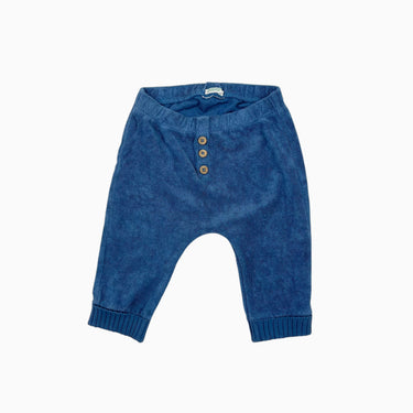 Pantalon bleu en ratine 0-3M