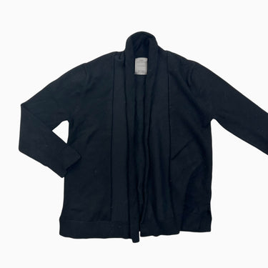 Cardigan noir avec col châle 7Y
