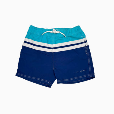 Short maillot sans filet marine et aqua 18M