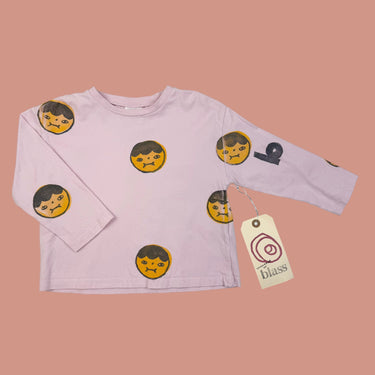 Chandail rose bonhomme jaune 18-24M