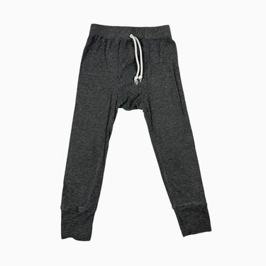Legging gris en coton et modal cotelé fait aux É-U 3Y