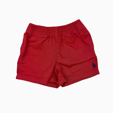 Short rouge avec logo brodé 3M