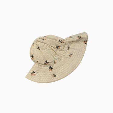 Chapeau soleil vanille 'peches' 1-4Y