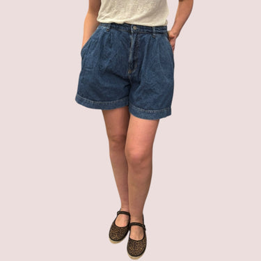 Short style bermudas en denim souple pour femmes 30EU