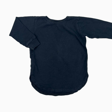 Chandail noir en bambou et coton 1-3Y