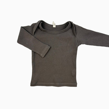 Chandail taupe côtelé 3-6M