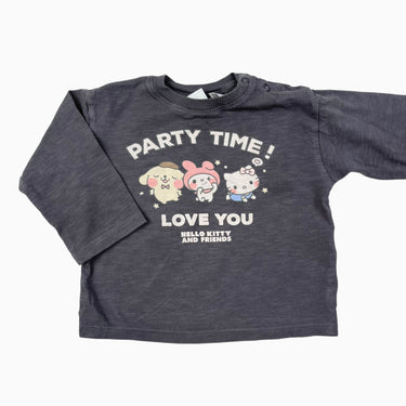 Chandail anthracite 'Party Time' Sanrio 6-9M