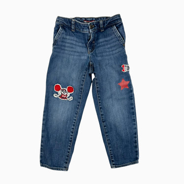 Pantalon en denim avec patchs 'cheerleader' 5Y