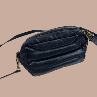 Sac à main noir 'puff edition' pour femmes