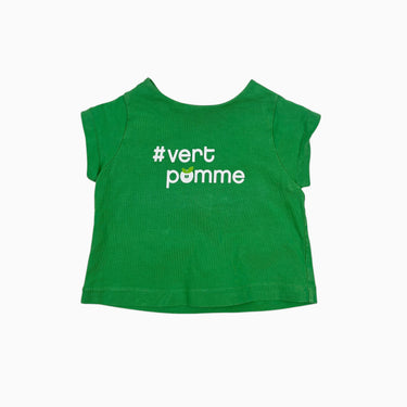 T-shirt 'Vert pomme' 12M