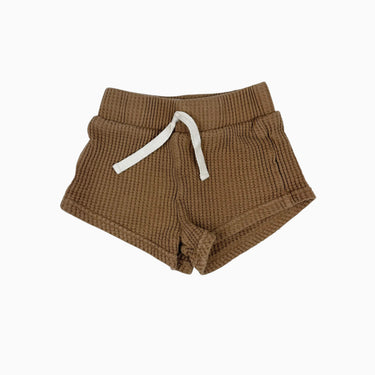 Short latté en coton gaufré 3Y