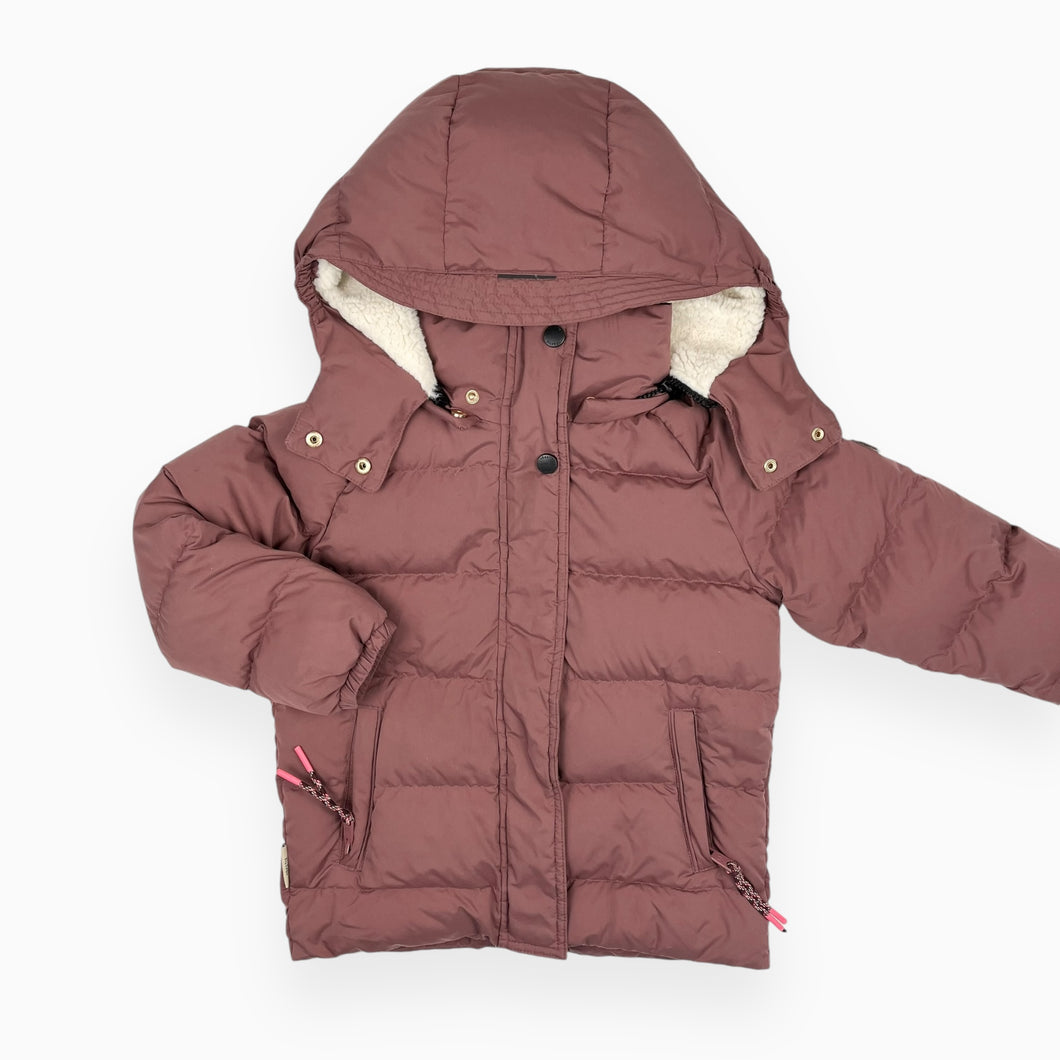 Manteau vieux mauve puffer 6Y