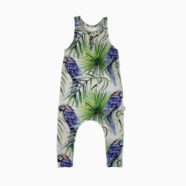 Combi 'jungle' en bambou et coton 1-3Y