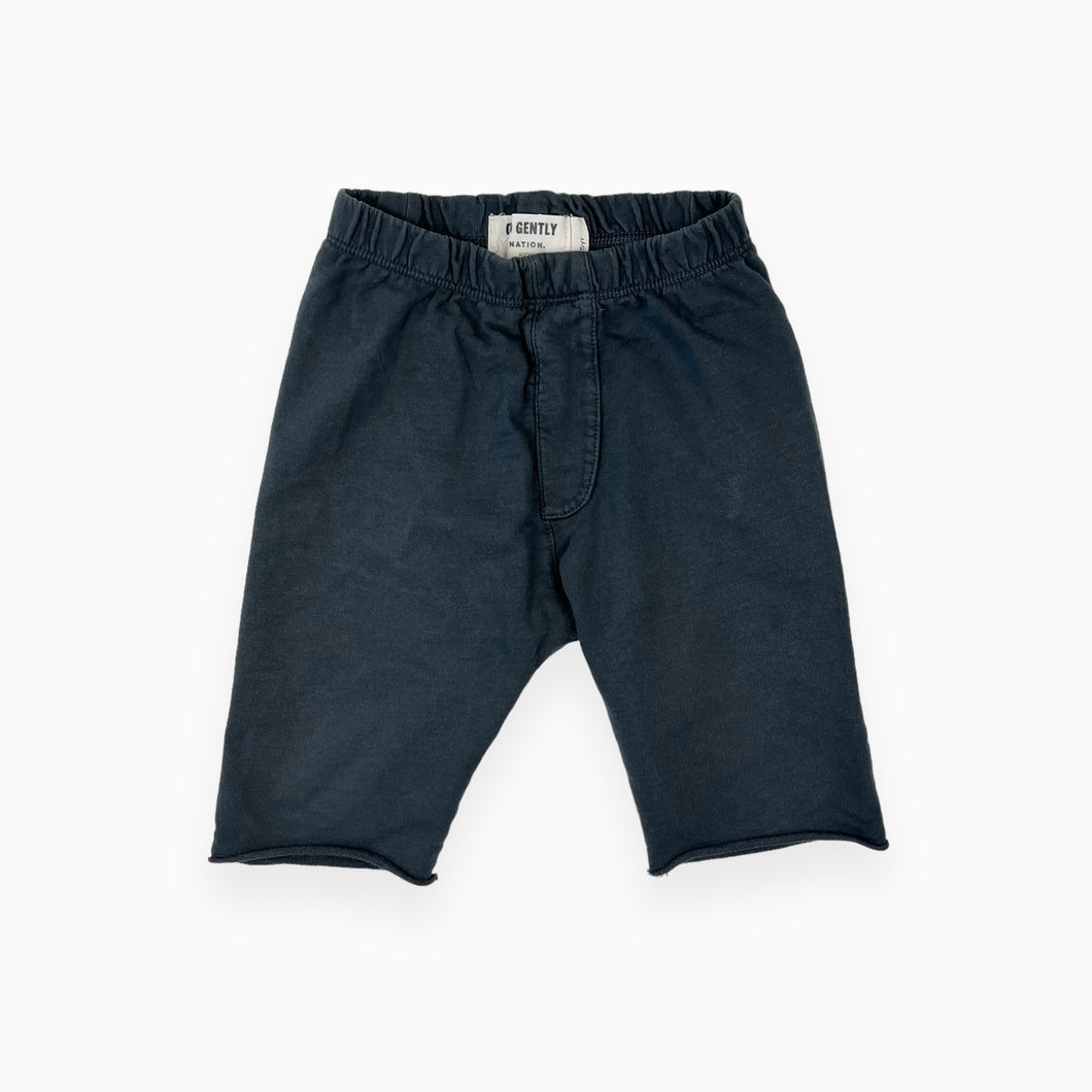 Short gris acier en coton ouaté bio 5Y