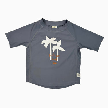 Haut de maillot gris 'palmiers' 9-12M