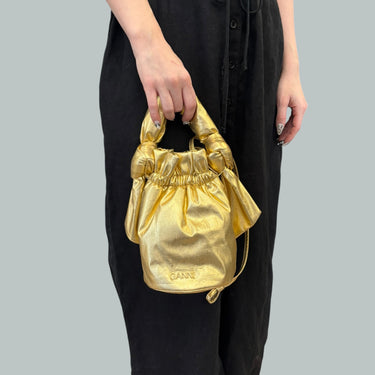 Sac à main 'Knot' doré pour femmes