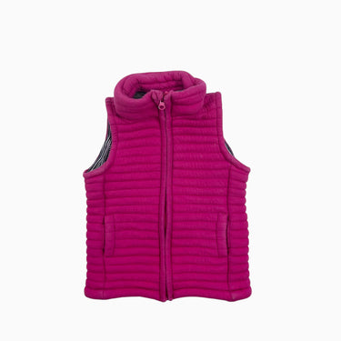 Veste sans manche fuschia en coton matelassé 3Y