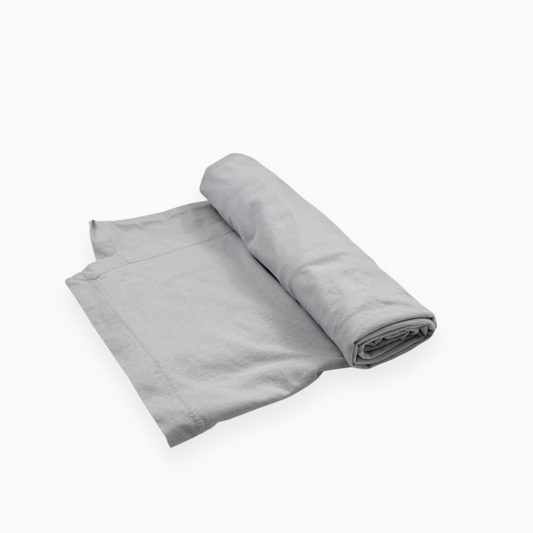 Couverture gris cloud en pima coton fait aux É-U  60x125cm