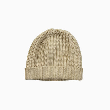 Tuque vanille en tricot 1-5Y