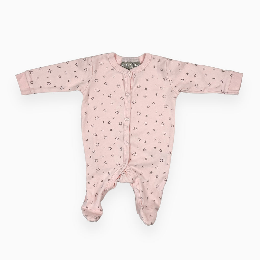 Pyjama en coton à motif étoilé 0-3M