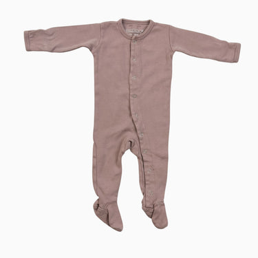 Pyjama mauve en coton bio 3-6M