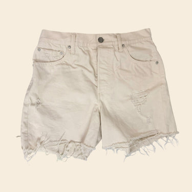 Short en denim vanille pour femmes 27US