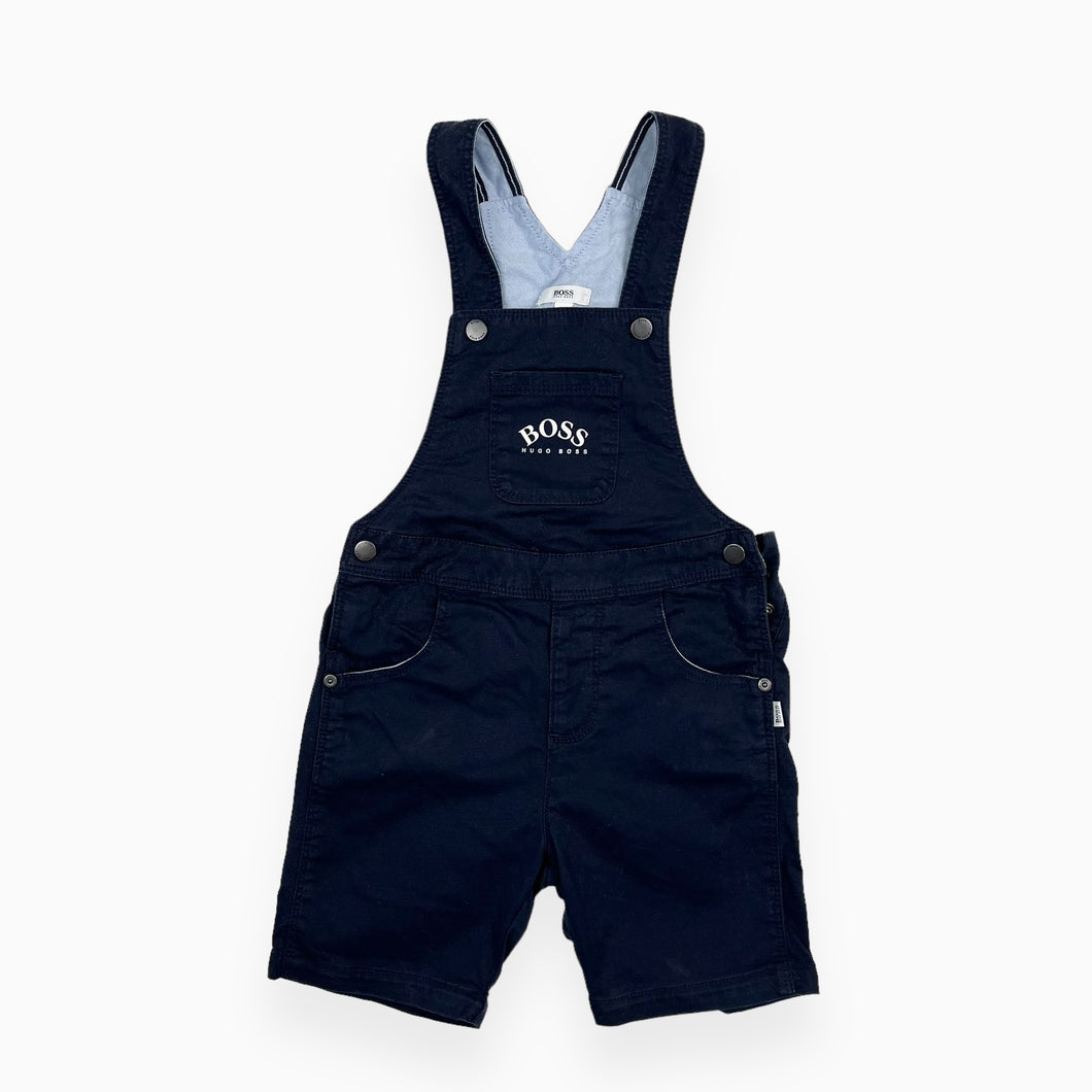 Short all bleu marine en coton extensible 18M