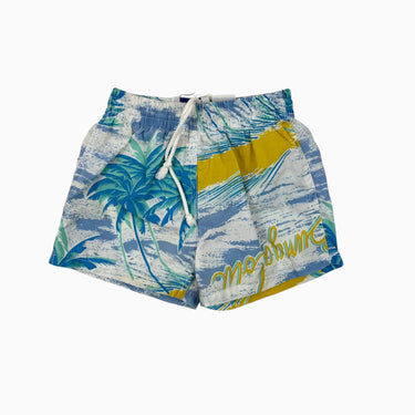 Maillot avec filet intégré 'palmiers' vintage 3Y