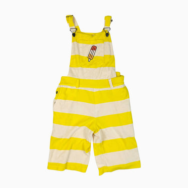 Shortall à rayures jaunes en ratine 158-164CM 14Y