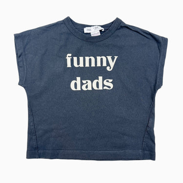 T-shirt gris anthracite "funny dads" 9-12M