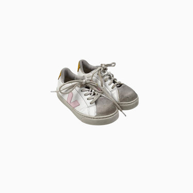 Sneakers blanches et roses à lacet 12.5US