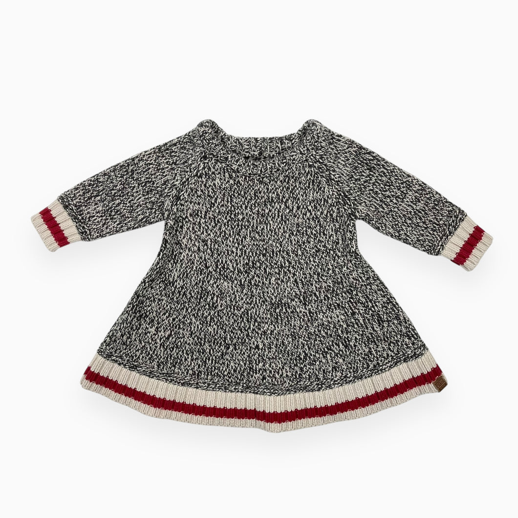 Robe en tricot de coton et acrylique 3-6M